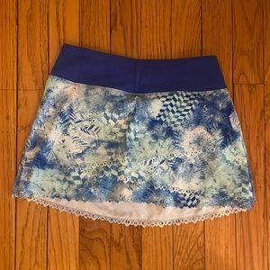 Blue Ivivva tennis skirt